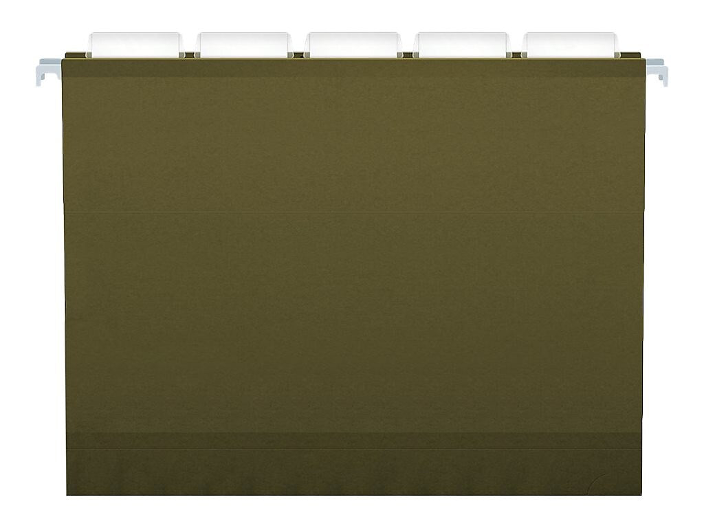 Pendaflex Reinforced Hanging File Folders, 5-Tab, 4