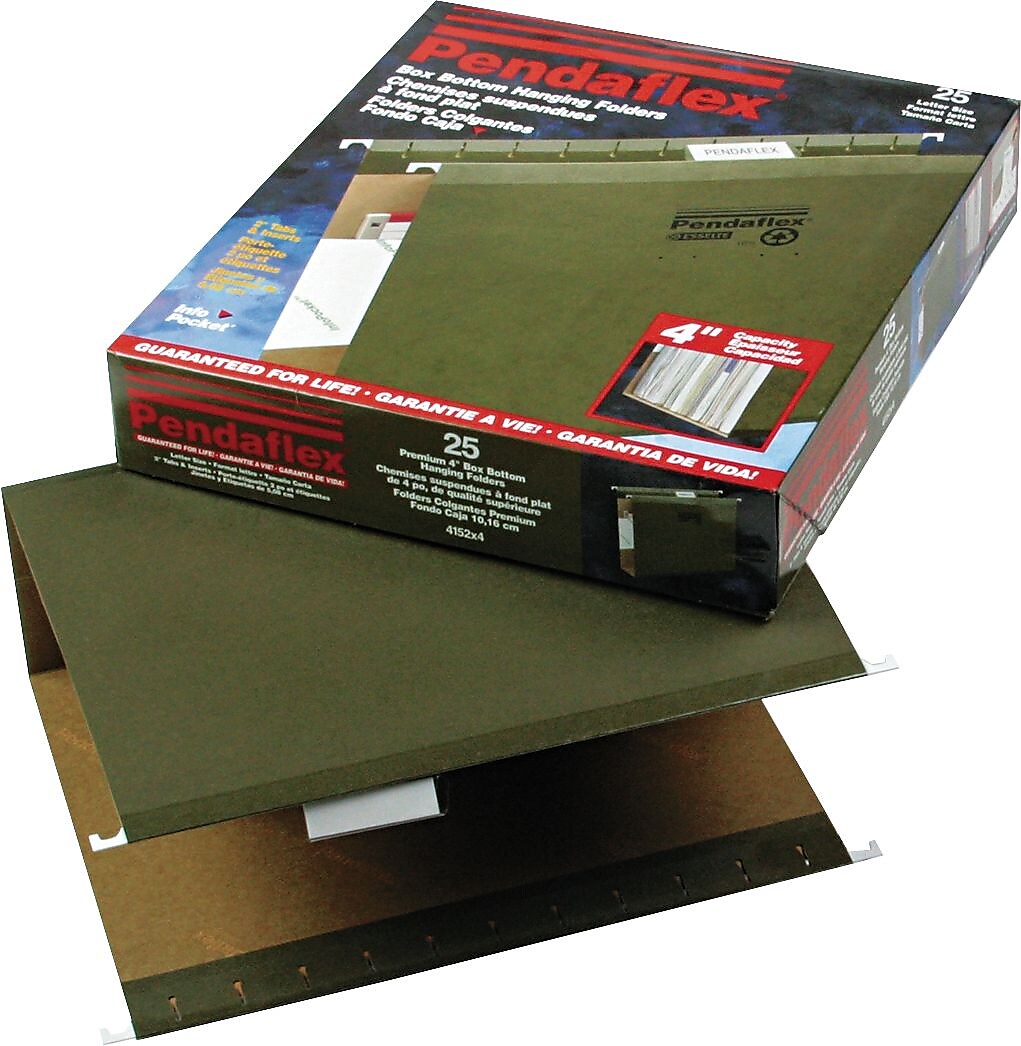 Pendaflex Reinforced Hanging File Folders, 5-Tab, 4