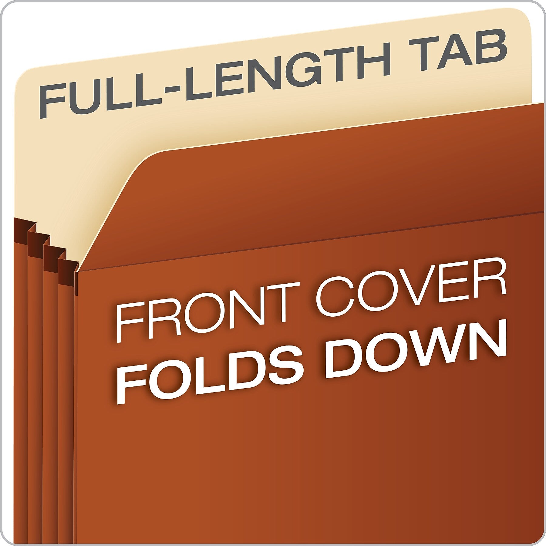 Pendaflex Smart Shield Reinforced File Pocket, 3 1/2