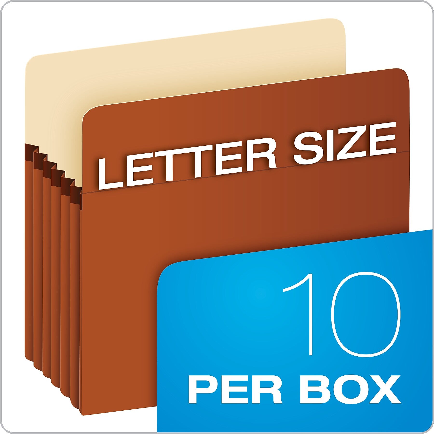 Pendaflex Smart Shield Reinforced File Pocket, 5 1/4