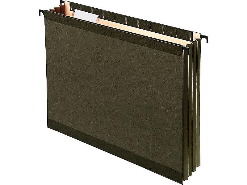 Pendaflex SureHook Hanging File Folders, Legal Size, Standard Green, 4/Pack
