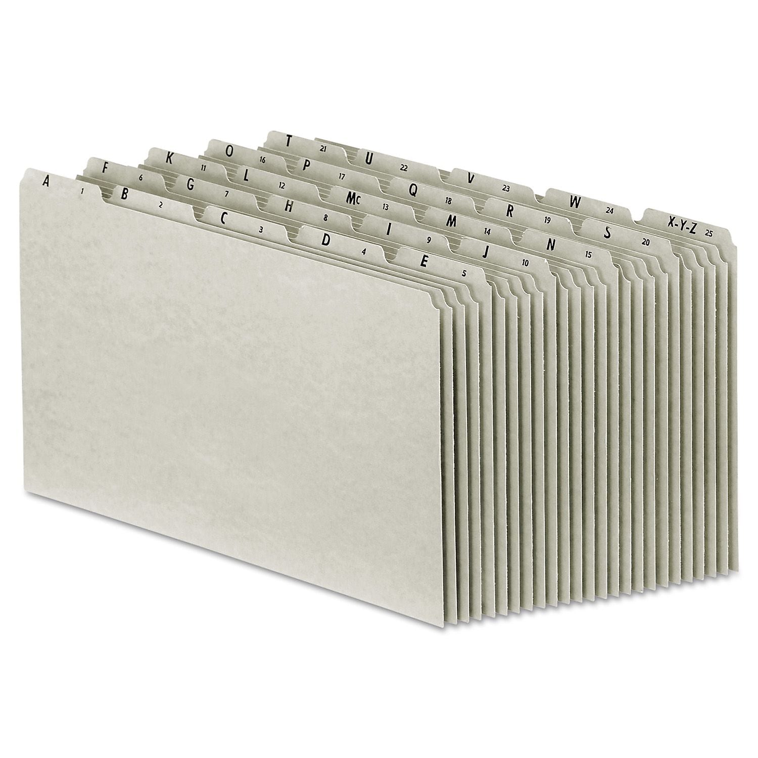 Pendaflex® Top Tab A-Z File Guides Legal, Gray, 25/Pack