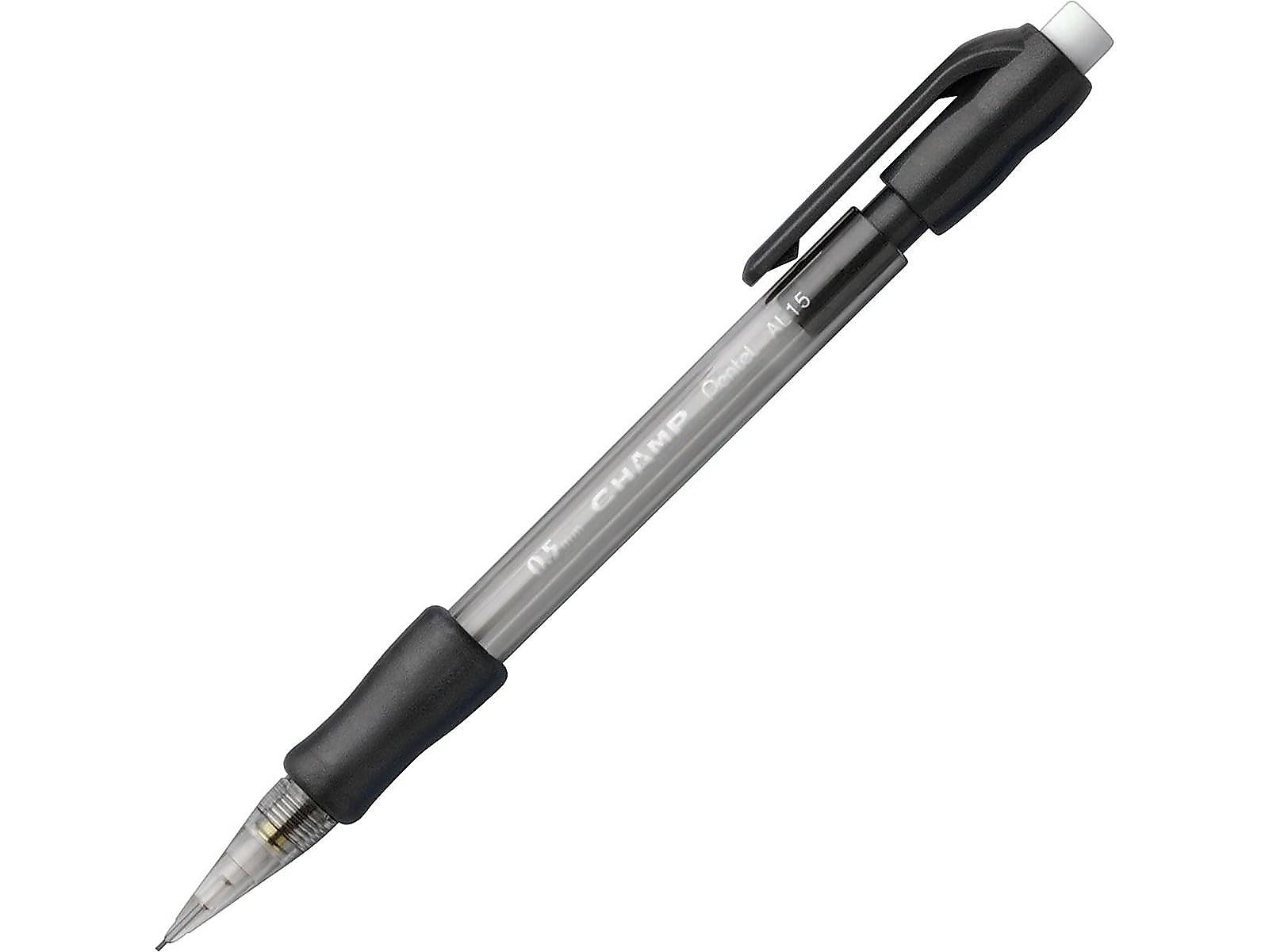 Pentel Champ Mechanical Pencil, 0.5mm, #2 Medium Lead, Dozen