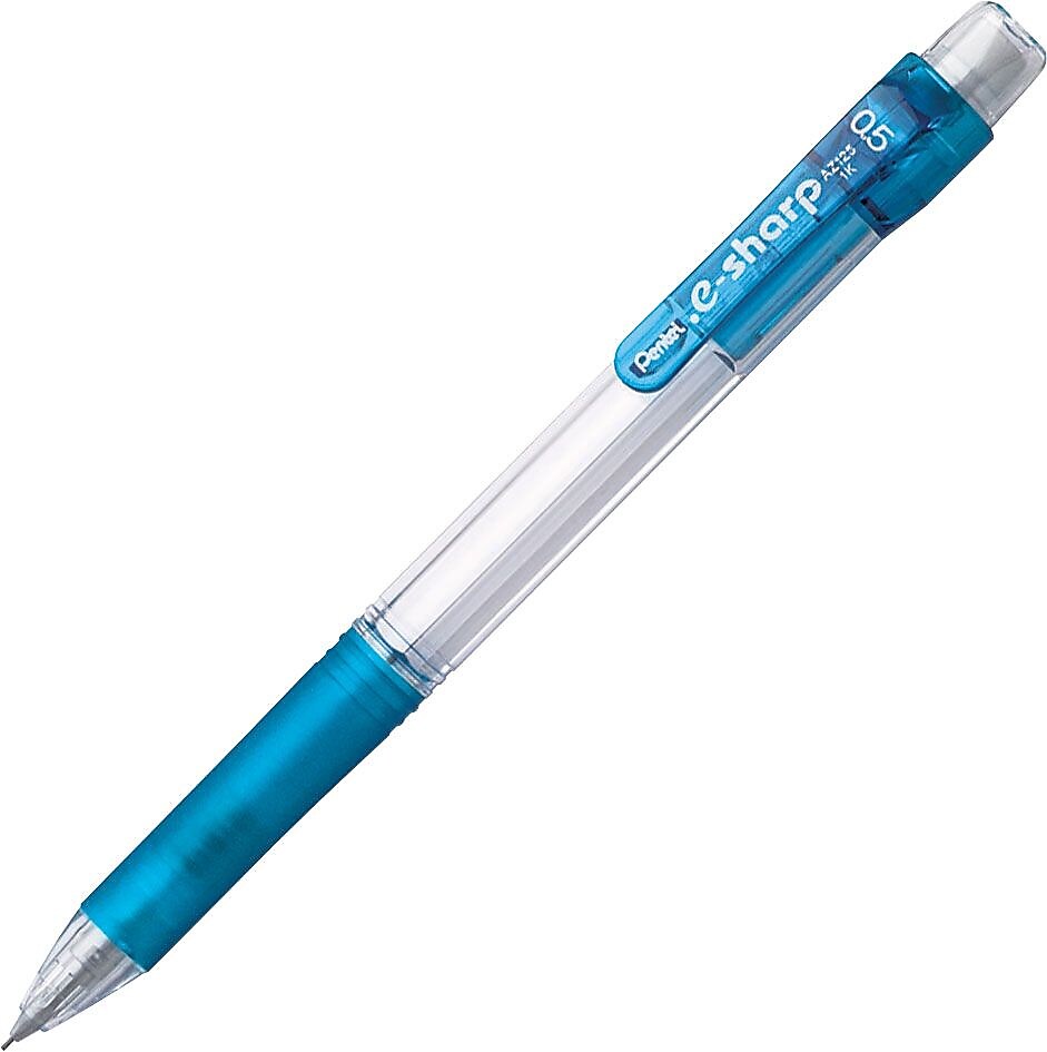 Pentel e-sharp Mechanical Pencil, 0.5mm, #2 Medium Lead, Dozen