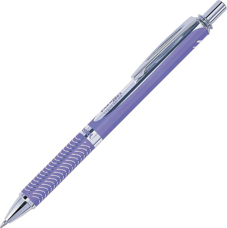 Pentel EnerGel Alloy RollerBall Retractable Gel Pen, Medium Point, Purple Ink