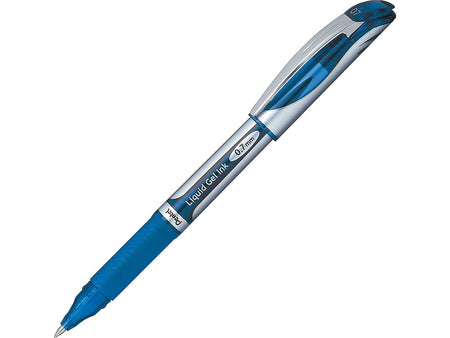 Pentel EnerGel Deluxe Gel Pens, Medium Point, Blue Ink, Dozen