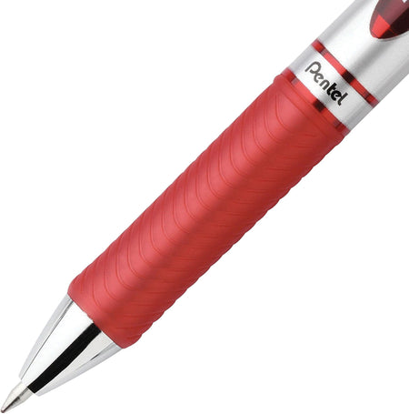 Pentel EnerGel Deluxe RTX Gel Pen, Medium Point, Red Ink