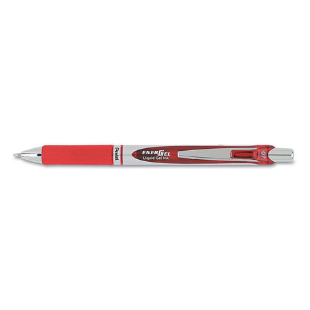 Pentel EnerGel Deluxe RTX Gel Pen, Medium Point, Red Ink