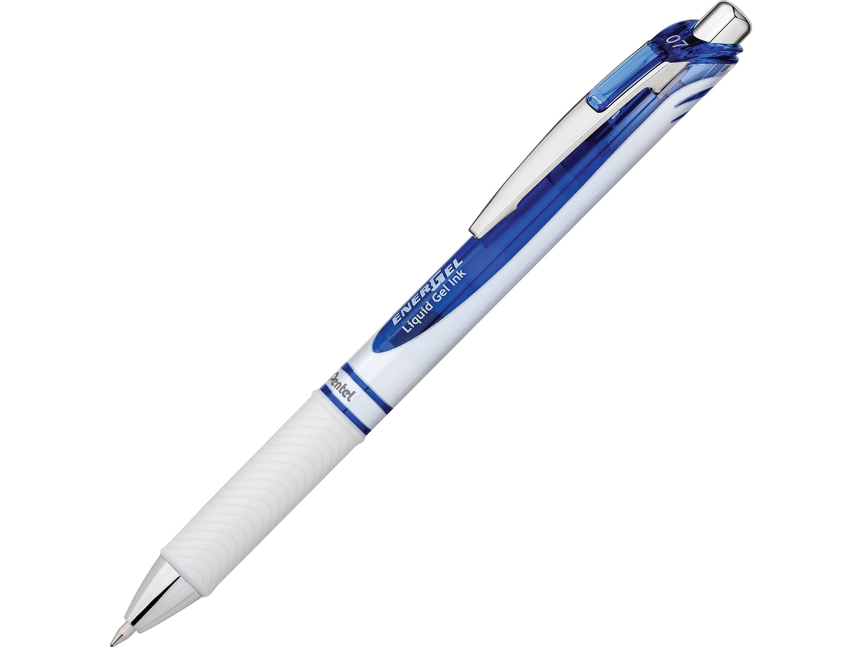 Pentel EnerGel Pearl Deluxe Retractable Gel Pens, Medium Point, Assorted Colors Ink, 3 Pack