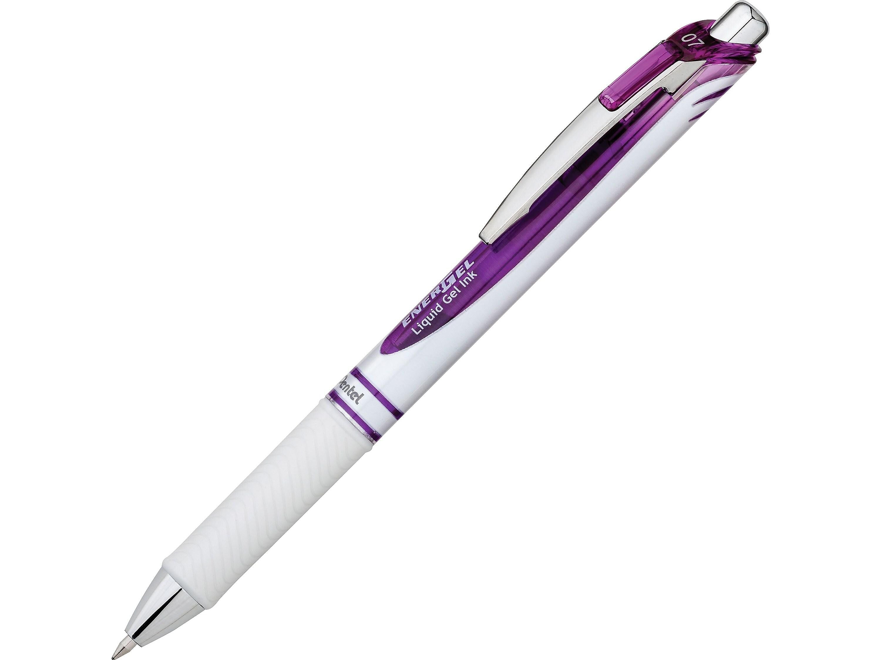 Pentel EnerGel Pearl Deluxe Retractable Gel Pens, Medium Point, Assorted Colors Ink, 3 Pack