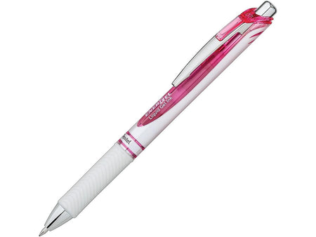 Pentel EnerGel Pearl Deluxe RTX Retractable Gel Pens, Medium Point, Pink Ink, Dozen