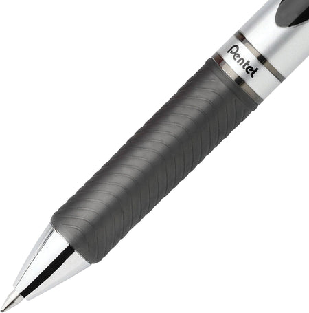 Pentel EnerGel Retractable Gel Pen, Medium Point, Black Ink