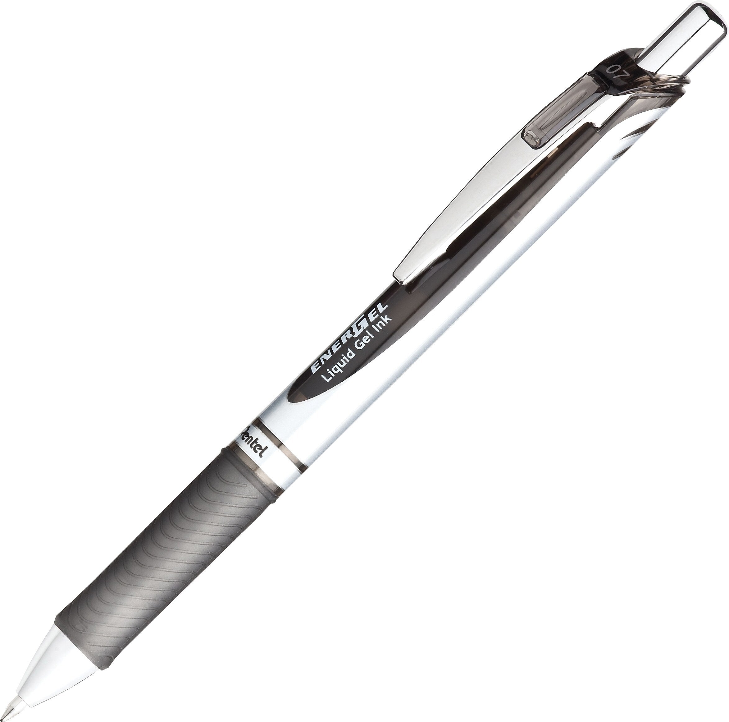 Pentel EnerGel Retractable Gel Pen, Medium Point, Black Ink