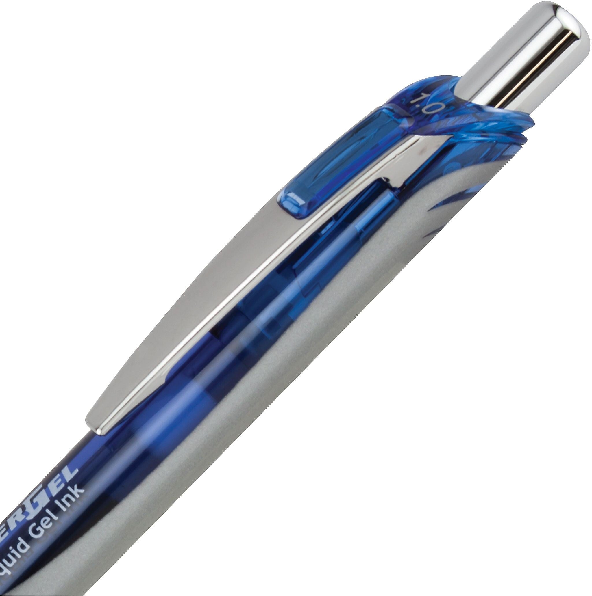 Pentel EnerGel RTX Gel Pens, Bold Point, Assorted Ink, 5/Pack
