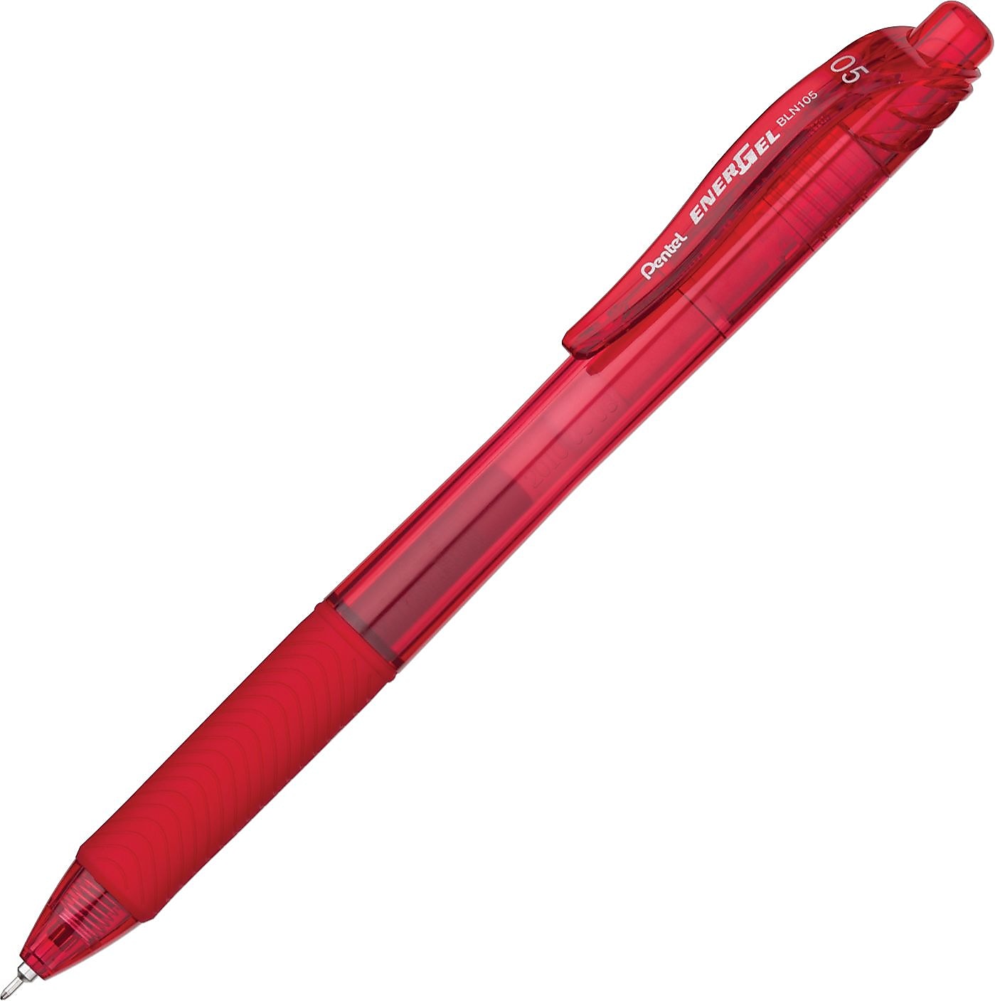 Pentel EnerGel-X Retractable Gel Pens, Fine Point, Red Ink, Dozen