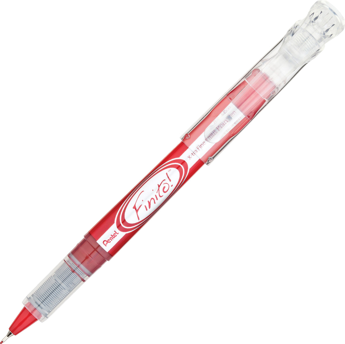 Pentel® Finito Porous Point Pens, Extra-Fine, Red, Dozen