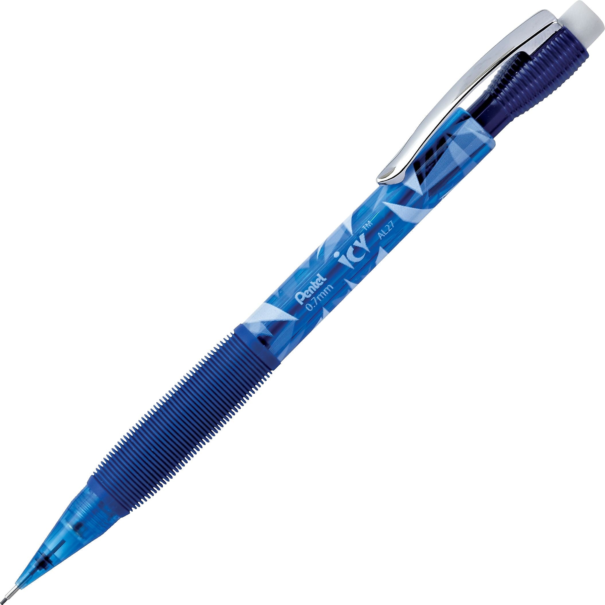 Pentel Icy Mechanical Pencil, 0.7mm, #2 Medium Lead, Dozen