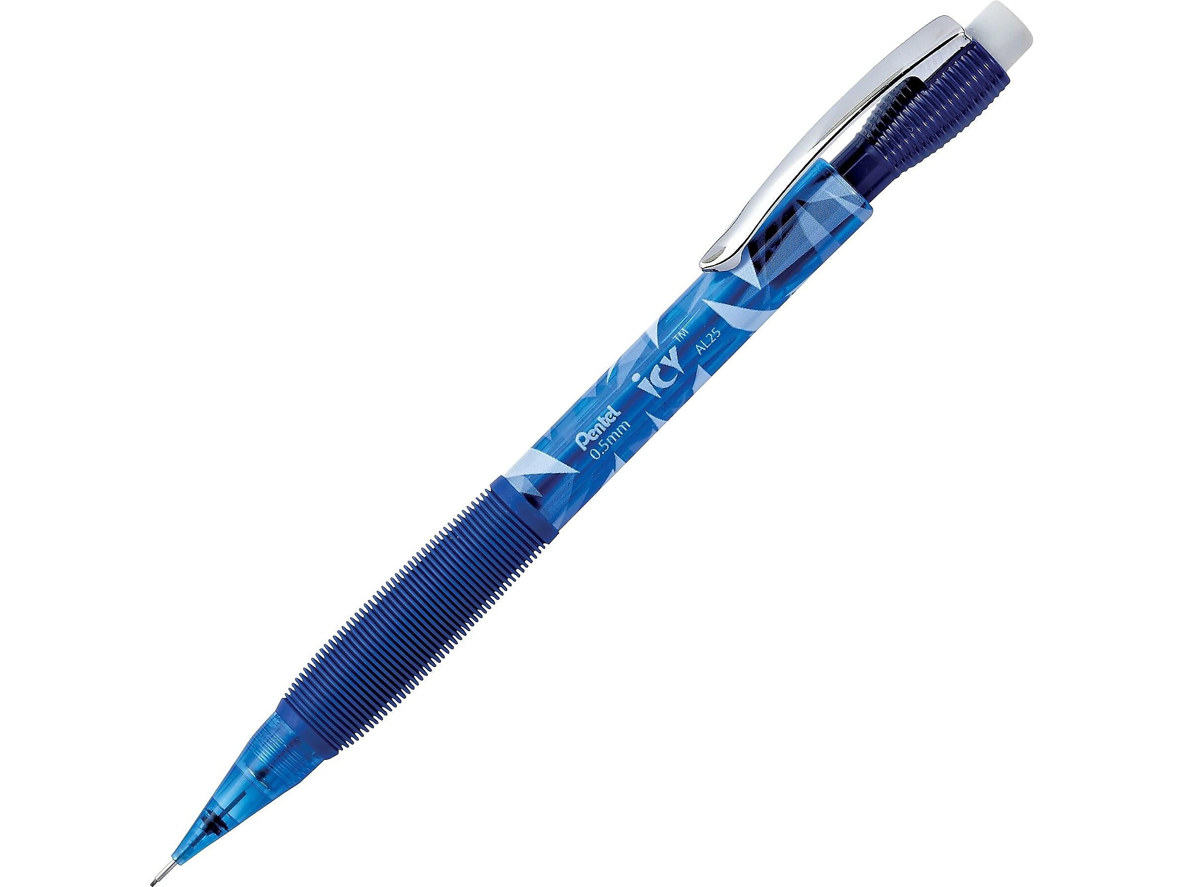 Pentel Icy Mechanical Pencils, 0.5mm Lead, Dozen