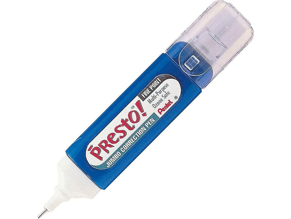 Pentel PRESTO! JUMBO Correction Pen, White