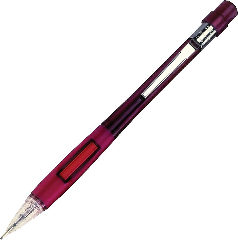 Pentel Quicker-Clicker™ Automatic Pencil .9mm, Burgundy Barrels, 2/Pack