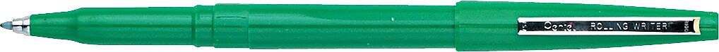 Pentel Rolling Writer Rollerball Pen, Medium Point, Green Ink, Dozen