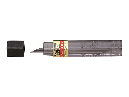 Pentel Super Hi-Polymer Lead Refill, 0.5mm, 12/Leads