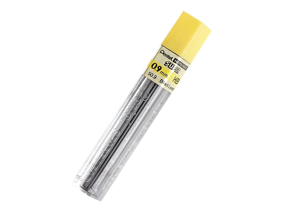 Pentel Super Hi-Polymer Lead Refill, 0.9mm, 15/Leads