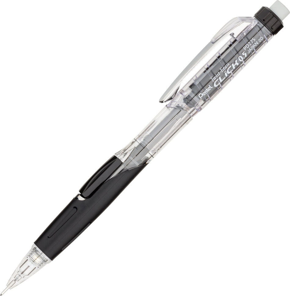 Pentel Twist-Erase Click Mechanical Pencil, 0.5mm, #2 Medium Lead