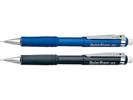 Pentel Twist-Erase III Mechanical Pencil, 0.9mm, #2 Medium Lead, 2/Pack