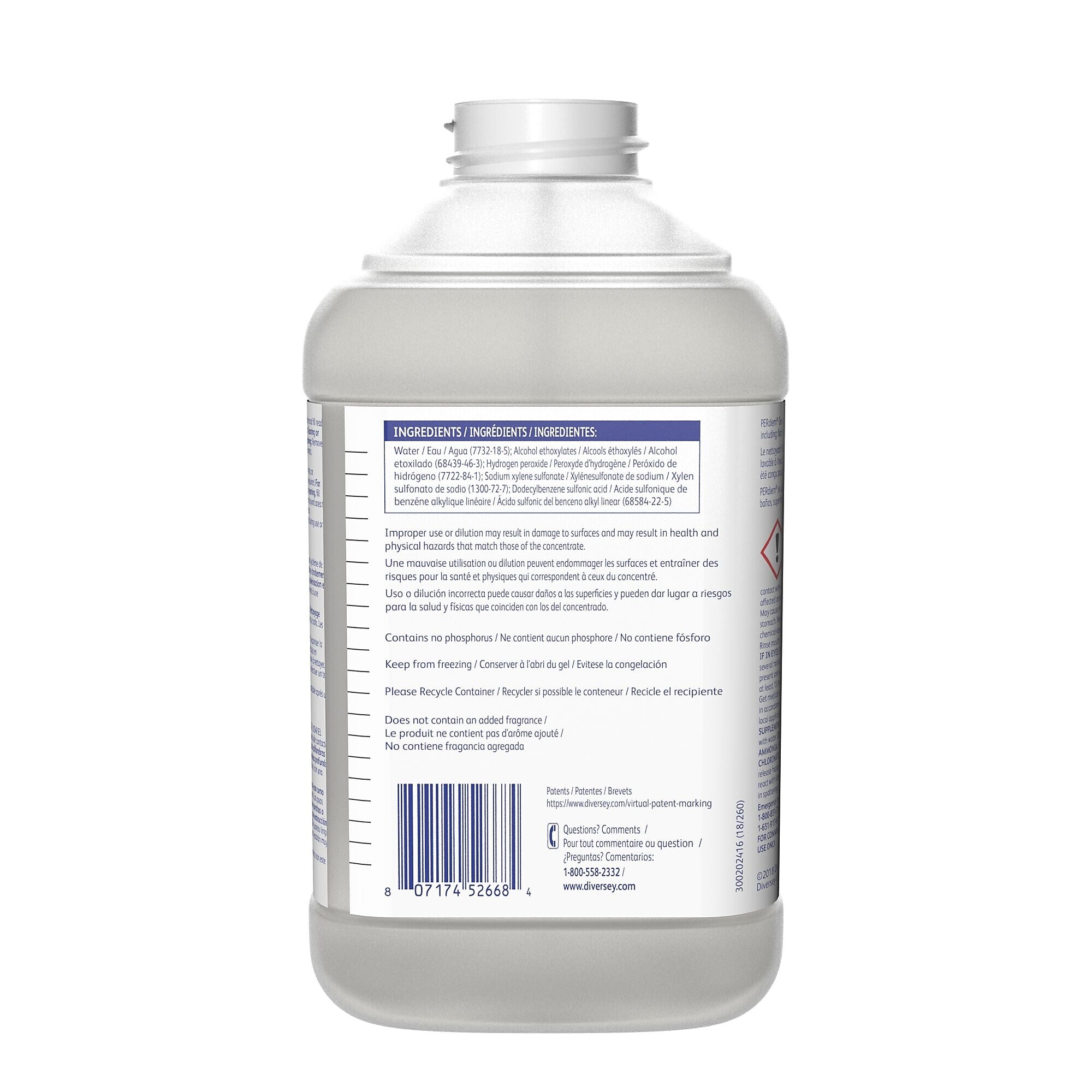 Perdiem 58 Multipurpose Cleaner for Diversey J-Fill, 84.5oz., 2/Carton