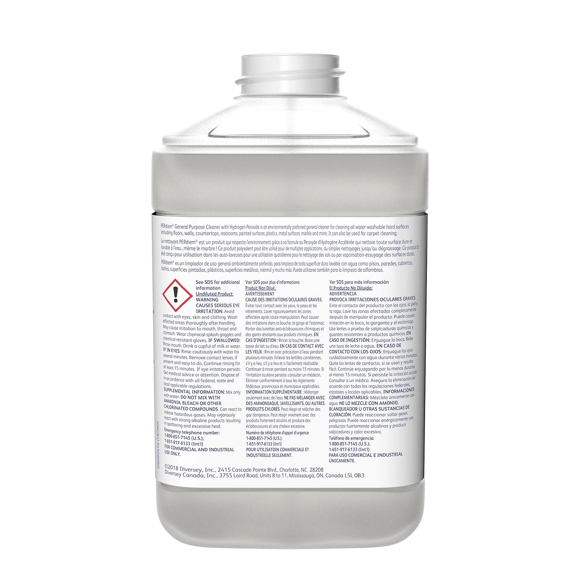 Perdiem 58 Multipurpose Cleaner for Diversey J-Fill, 84.5oz., 2/Carton