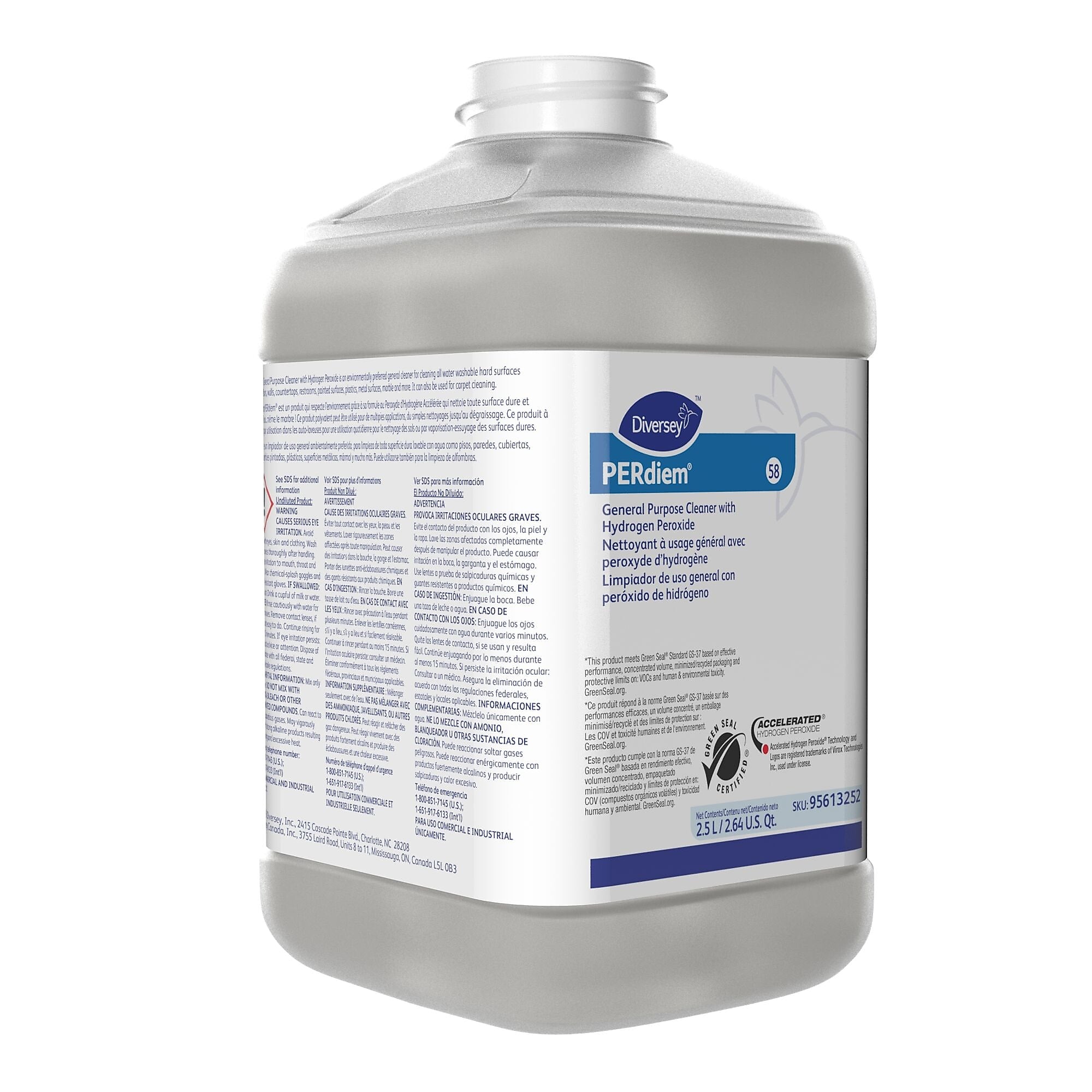 Perdiem 58 Multipurpose Cleaner for Diversey J-Fill, 84.5oz., 2/Carton