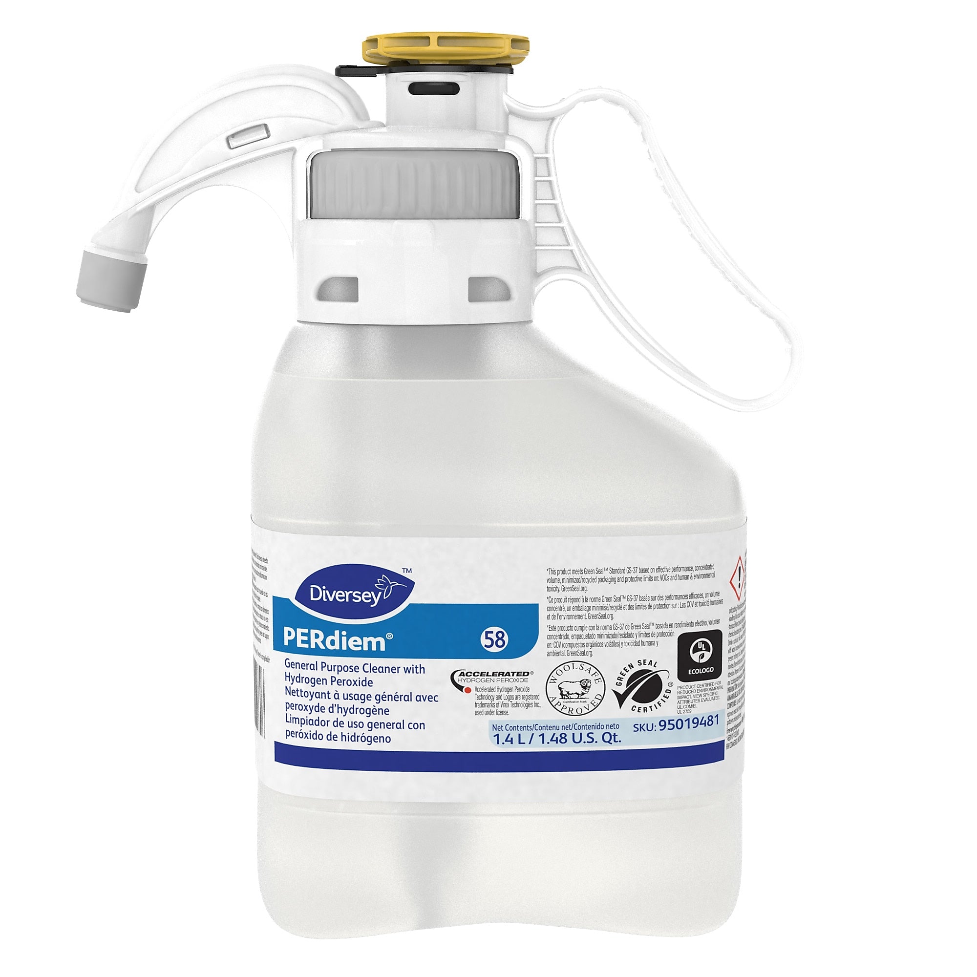 Perdiem 58 Multipurpose Cleaner for Diversey SmartDose, 1.4 L / 1.48 U.S. Qt.