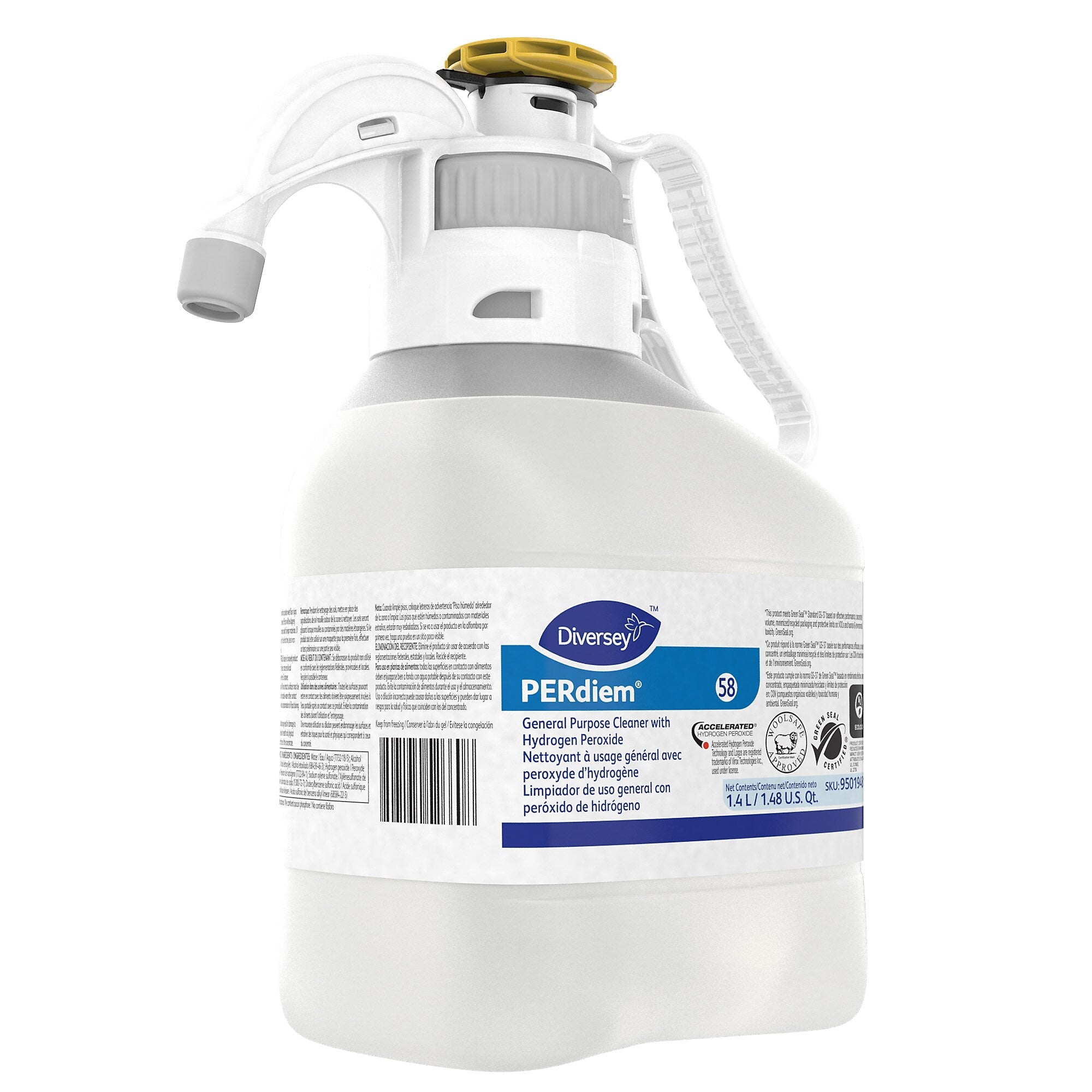 Perdiem 58 Multipurpose Cleaner for Diversey SmartDose, 1.4 L / 1.48 U.S. Qt.