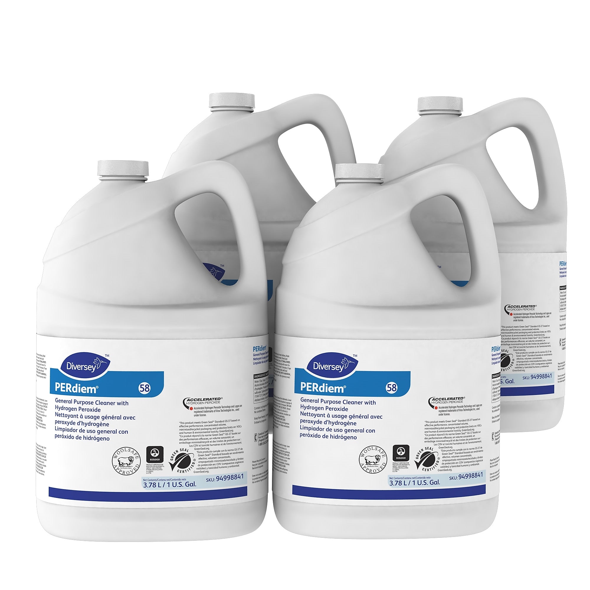 Perdiem All-Purpose Cleaner, No Scent, 128 Oz., 4/Carton