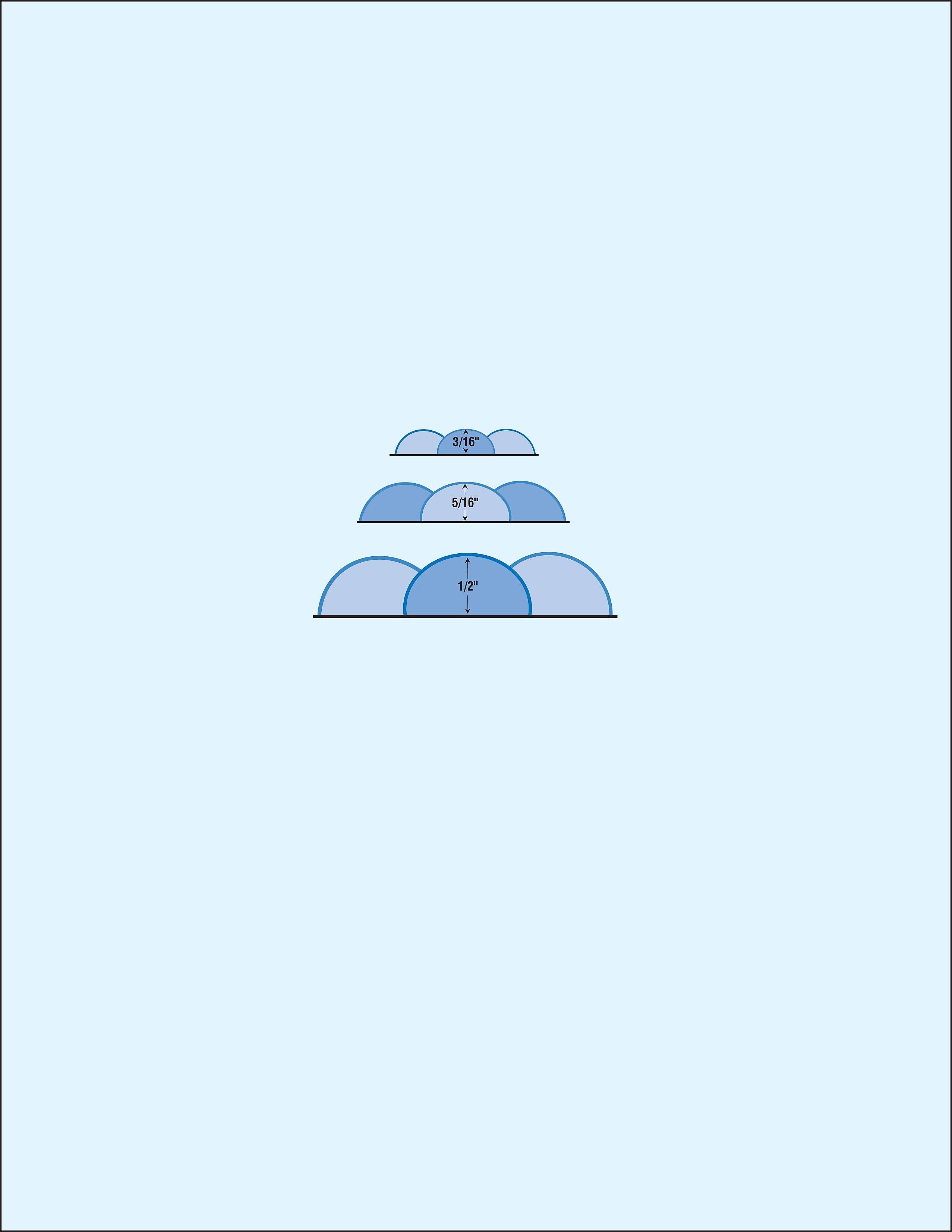Perforated Bubble Rolls, 5/16