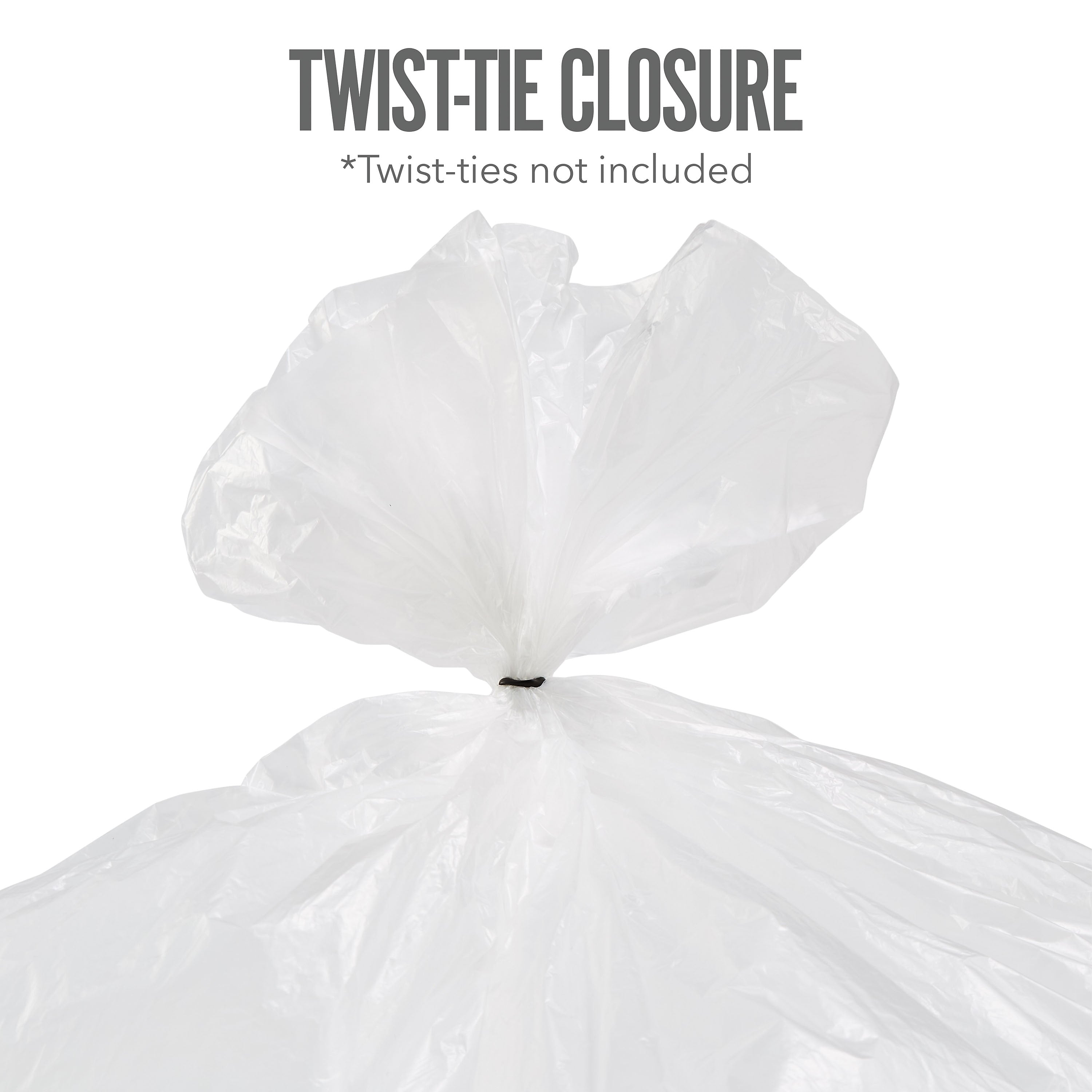 Perk™ 10 Gallon Kitchen Trash Bag, 24