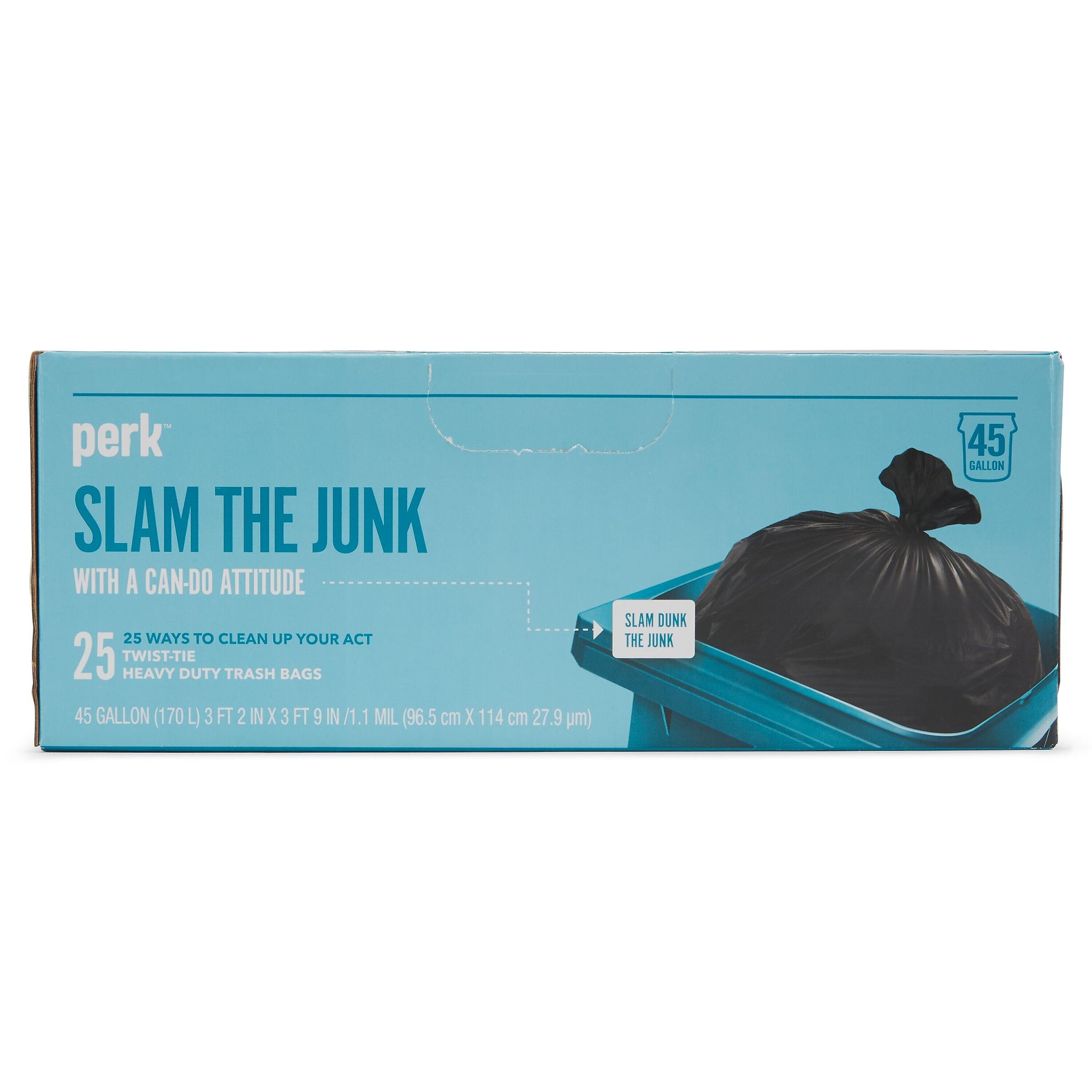 Perk™ 45 Gallon Kitchen Industrial Trash Bag, 45