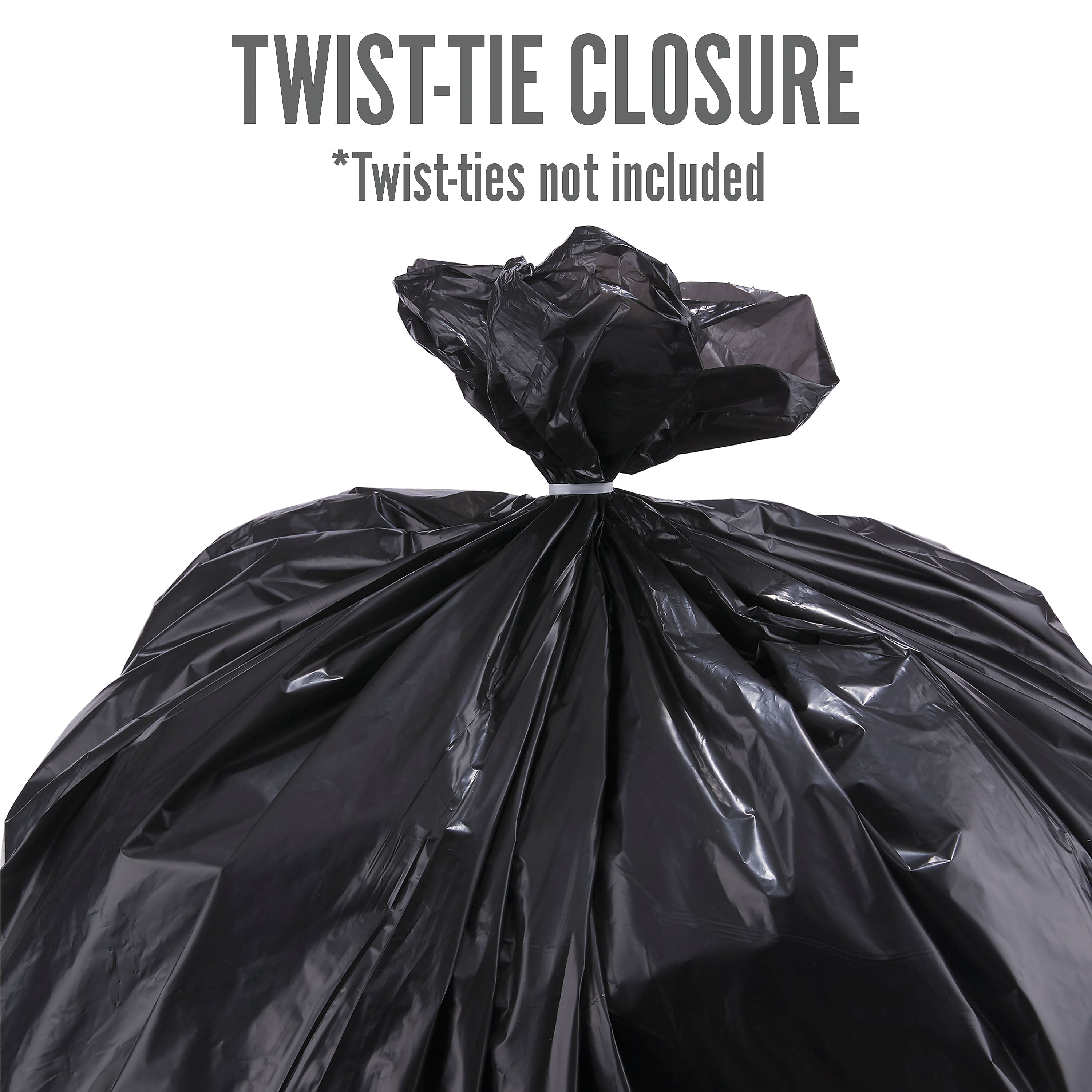 Perk™ 45 Gallon Kitchen Industrial Trash Bag, 45