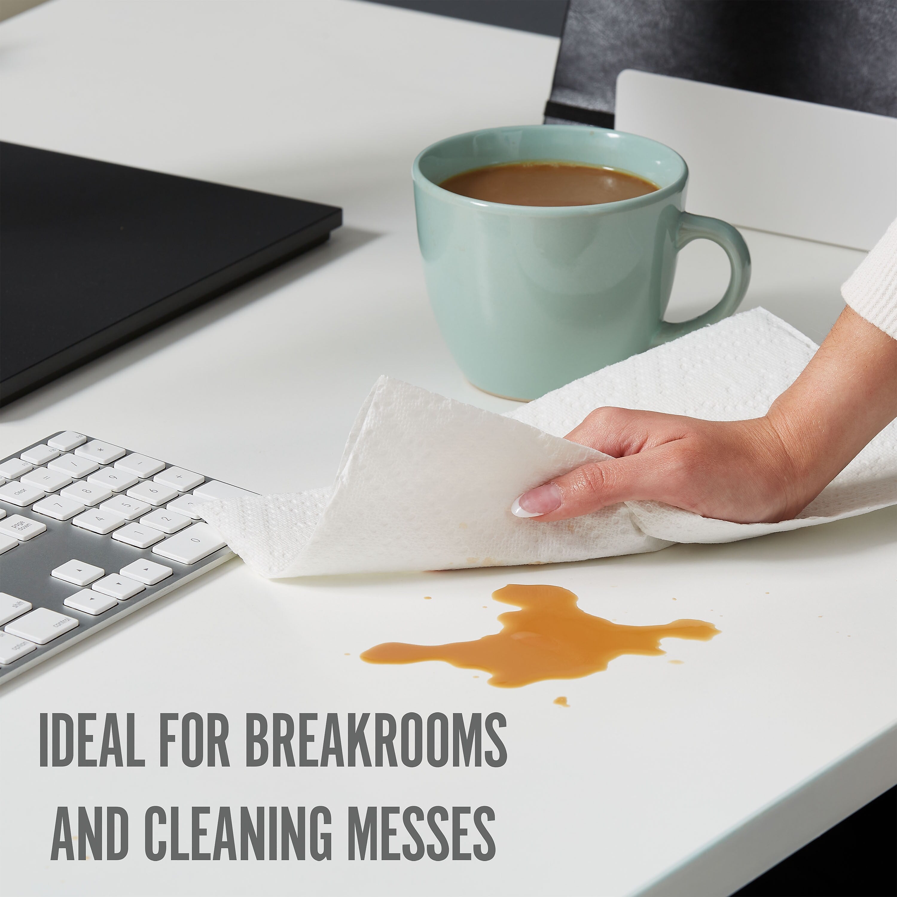 Perk™ Choose-A-Size Paper Towels, 2-ply, 116 Sheets/Roll, 8 Rolls/Pack