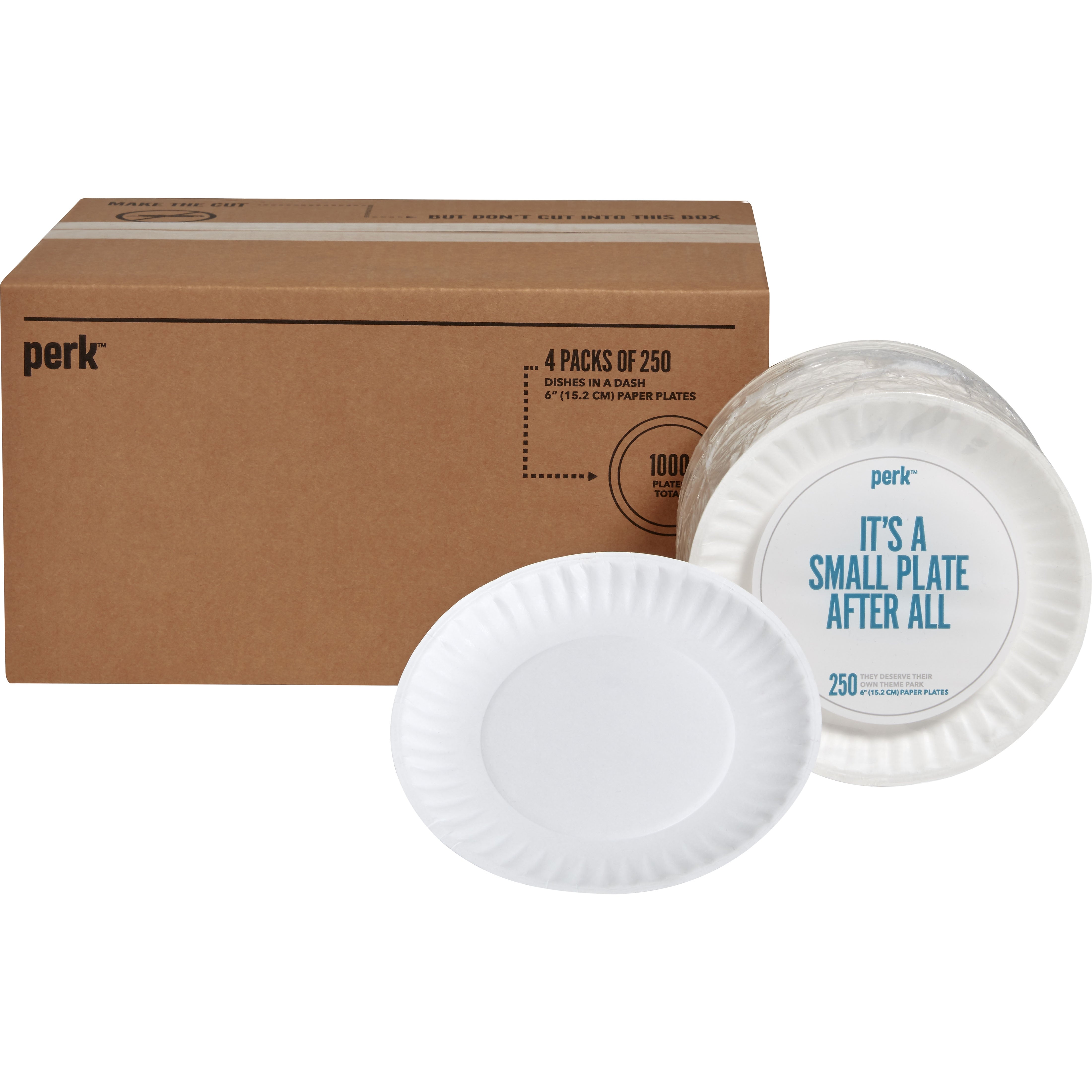 Perk™ Economy Paper Plates, 6