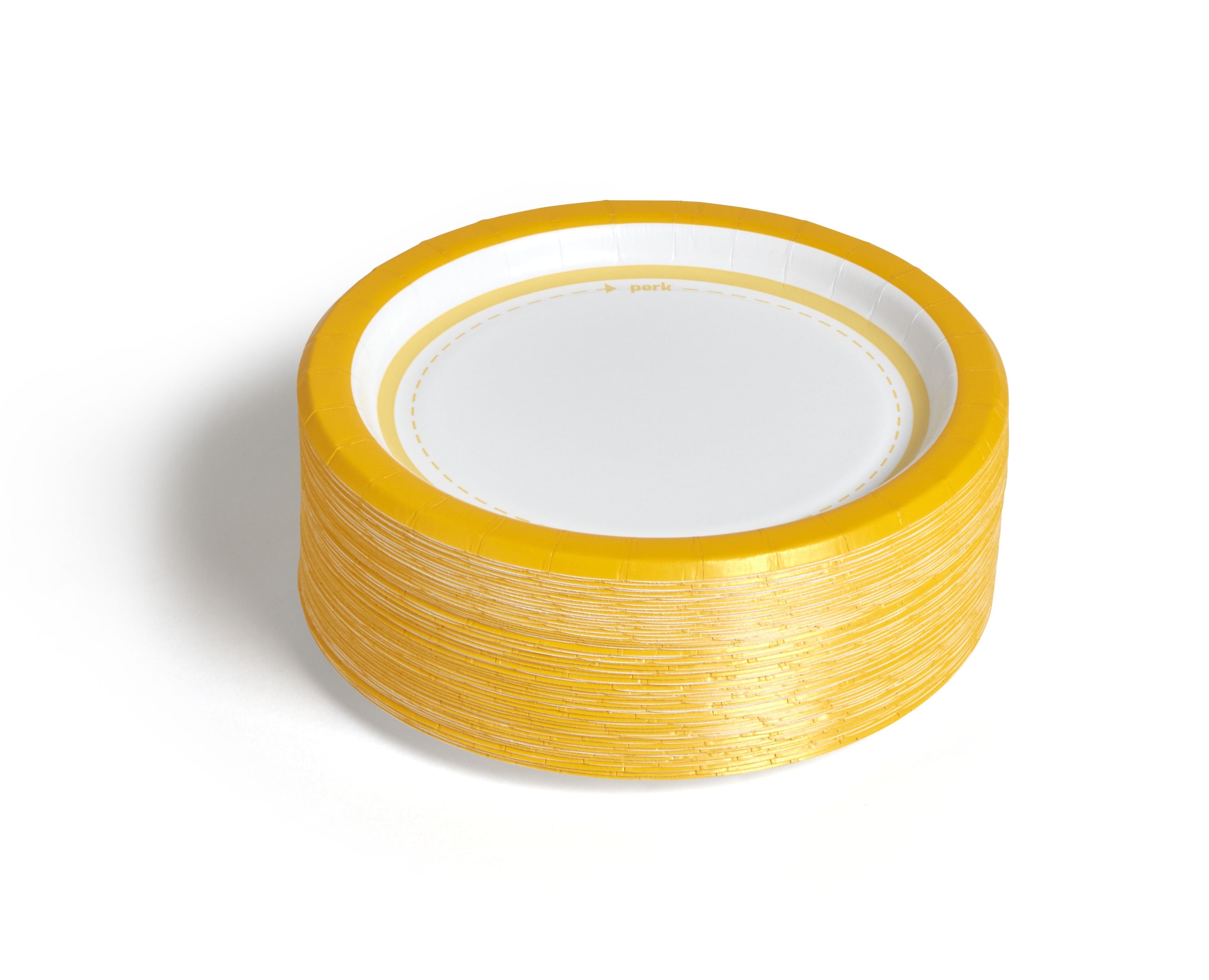 Perk™ Medium-Weight Paper Plates, 6