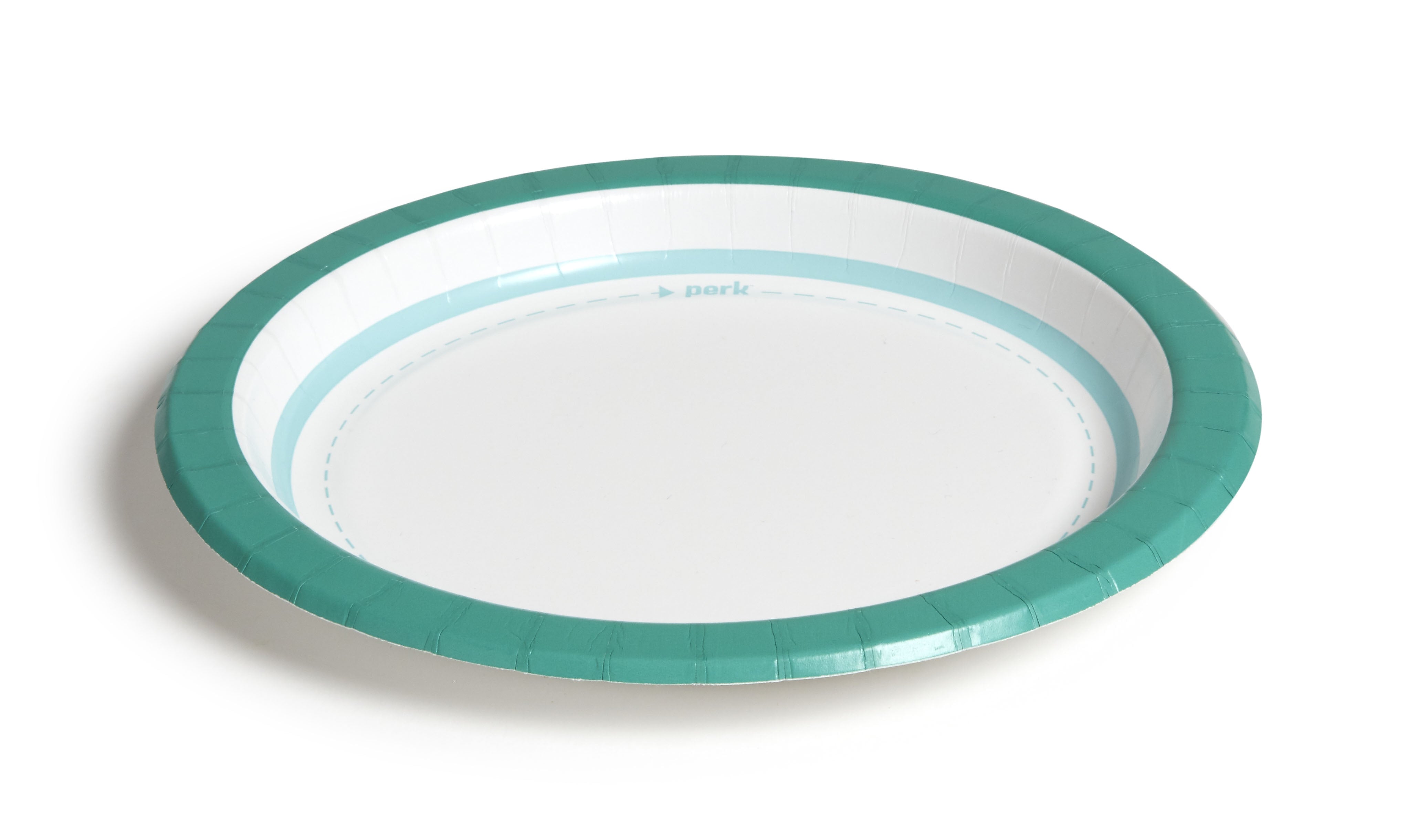 Perk™ Medium-Weight Paper Plates, 8.5