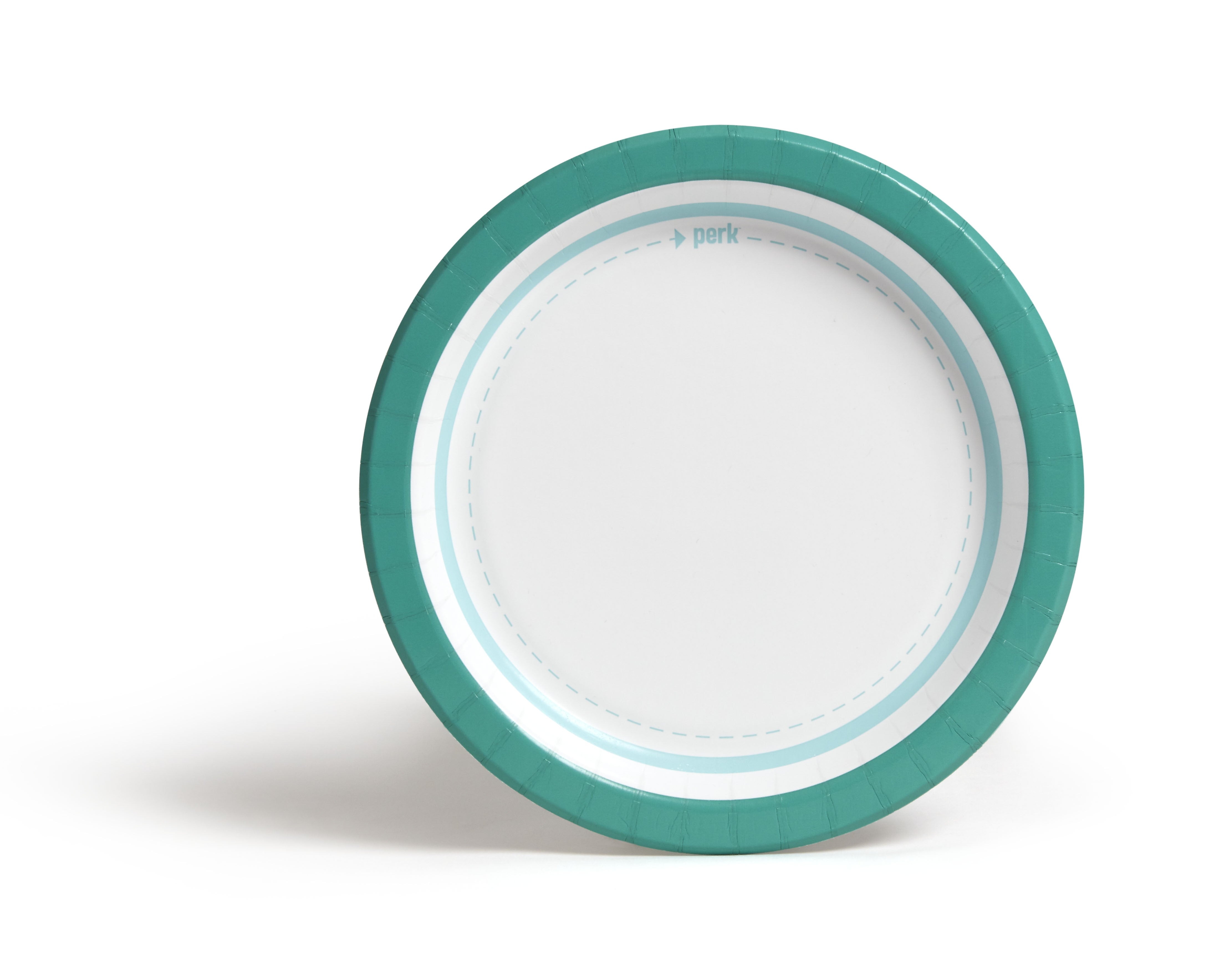 Perk™ Medium-Weight Paper Plates, 8.5