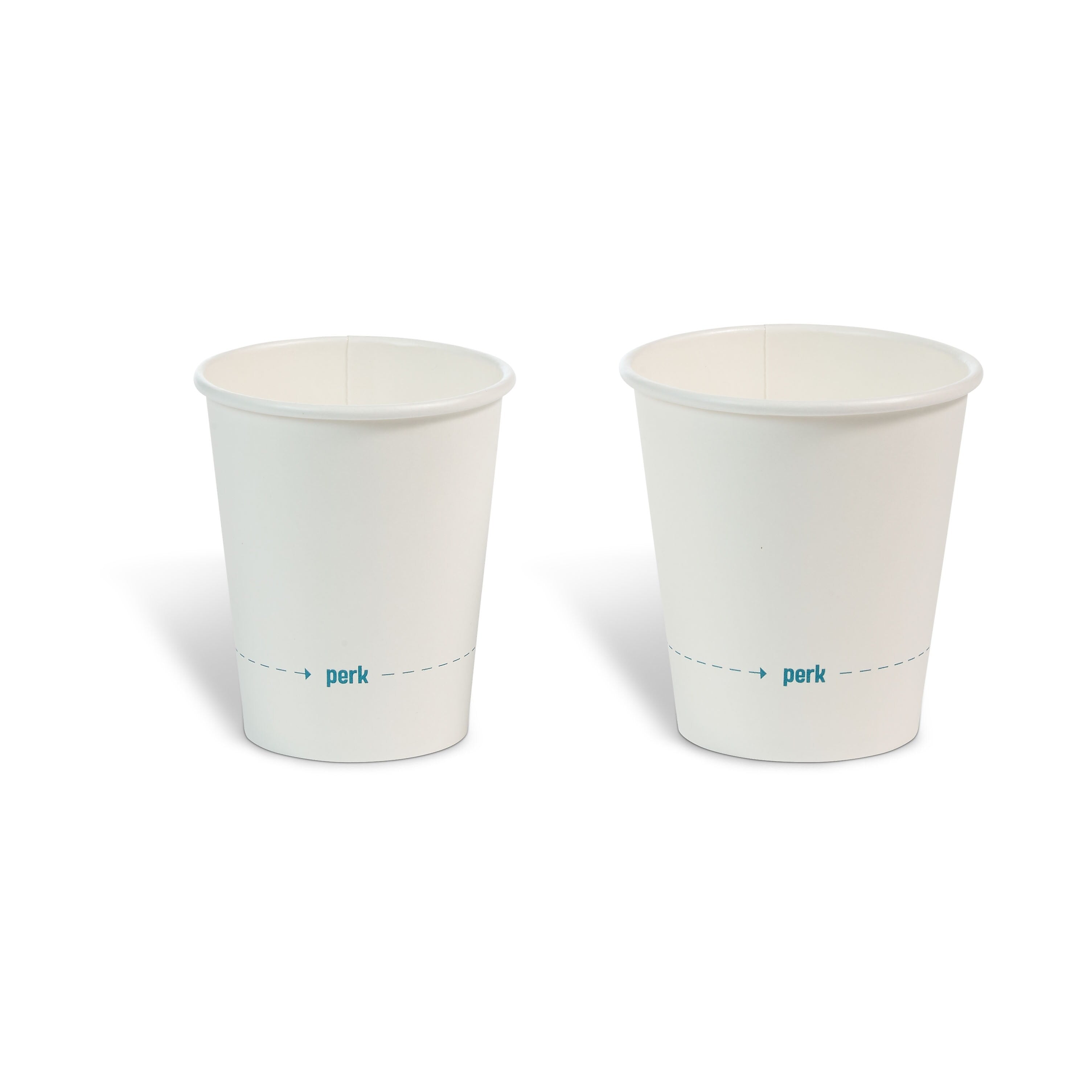 Perk™ Paper Hot Cups, 10 oz., White, 50/Pack