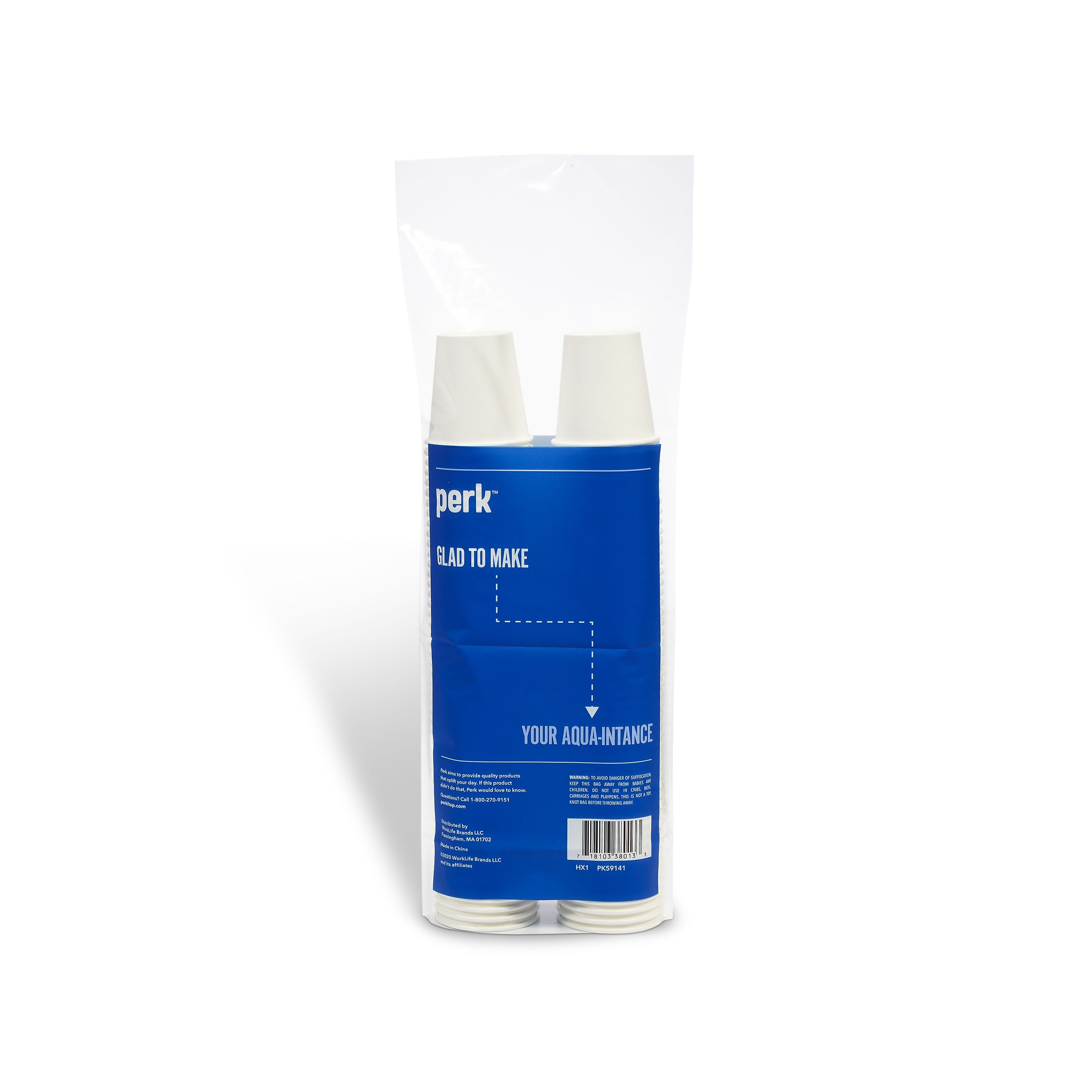 Perk™ Paper Hot Cups, 3 oz., White, 100/Sleeve, 10 Sleeves/Carton