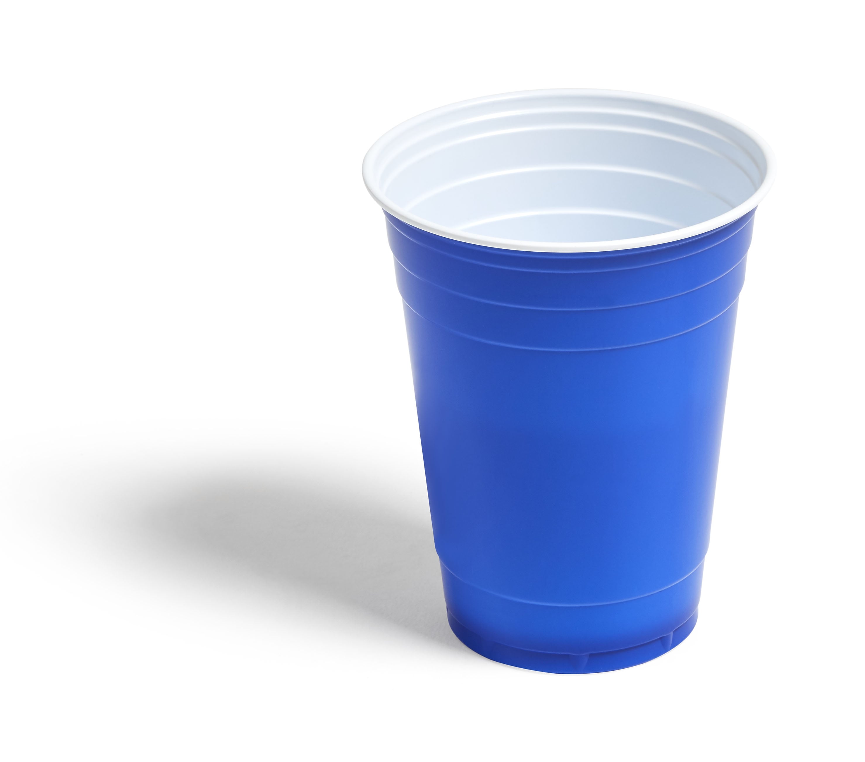 Perk™ Plastic Cold Cup, 16 Oz., Blue, 500/Carton