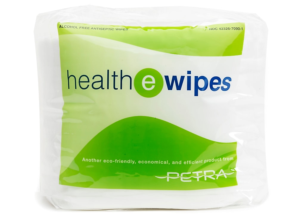 Petra HealthEWipes Sanitizing Wipes, 1000 Wipes, 4/Carton