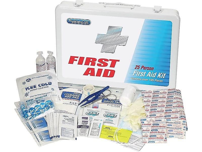 PhysiciansCare 105 pc. First Aid Kit for 25 People