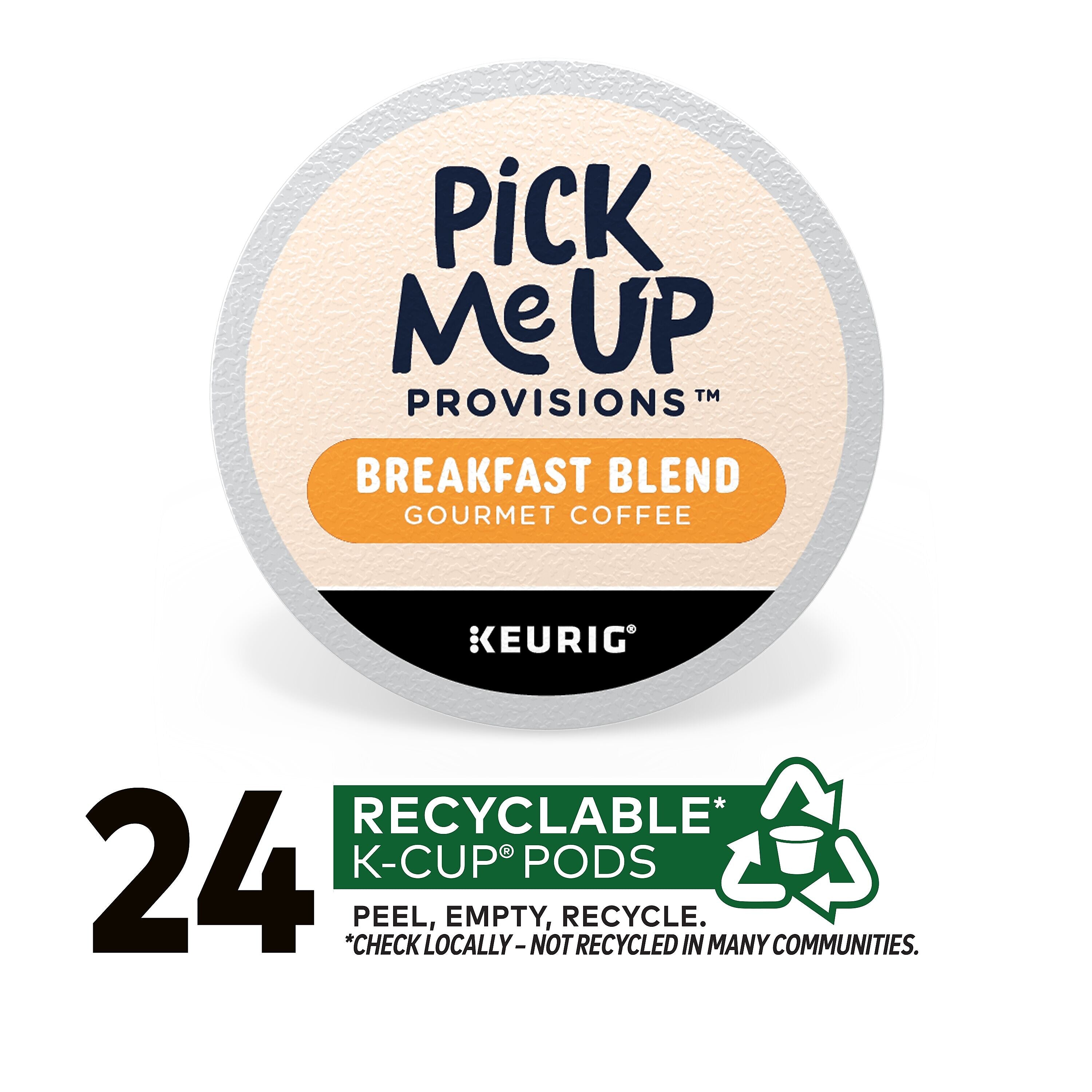 Pick Me Up Provisions™ Breakfast Blend Coffee Keurig® K-Cup® Pods, Light Roast, 24/Box
